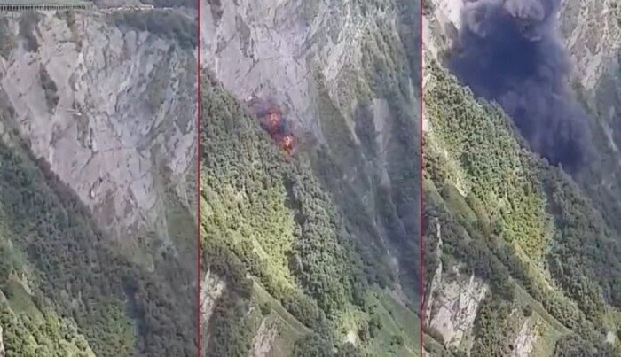 Gürcüstanda helikopter qəzası – 8 nəfər həlak oldu – ANBAAN VİDEO