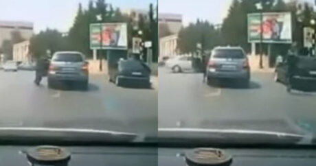 Azərbaycanda polis huşunu itirən sürücünü xilas etdi – VİDEO