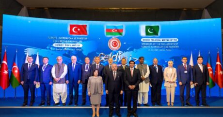 Azərbaycan, Pakistan və Türkiyə parlament sədrlərinin ikinci üçtərəfli görüşü keçirildi – FOTO