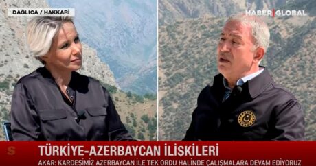Hulusi Akar: “Türkiyə Azərbaycanla bir ordu halında fəaliyyət göstərir” – VİDEO 