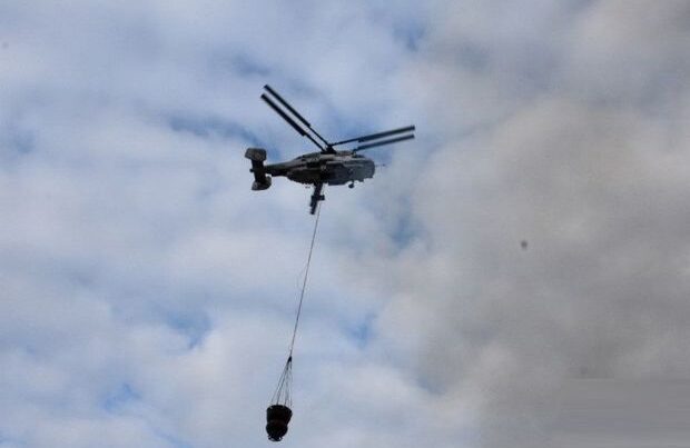 Xocavənddə yanğının söndürülməsinə helikopter cəlb olundu – VİDEO