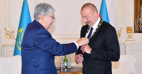 İlham Əliyev Qazaxıstanın “Qızıl qartal” ali ordeni ilə təltif olundu – YENİLƏNDİ