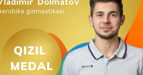 Azərbaycan gimnastı qızıl medal qazandı