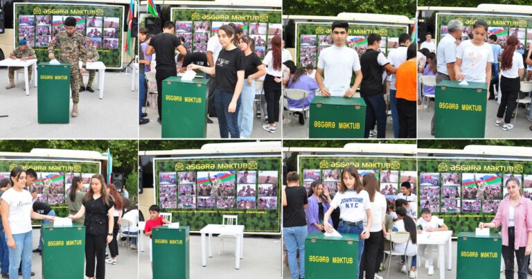 “Əsgərə məktub” layihəsi çərçivəsində növbəti tədbir Ağstafada keçirildi – FOTO