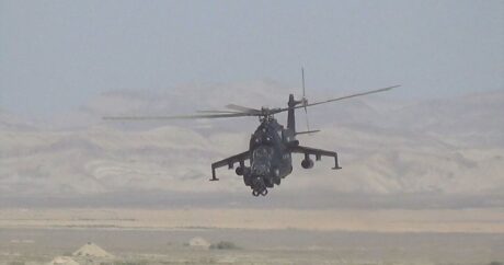 HHQ-nin helikopter bölmələri ilə təlimlər keçirildi – VİDEO