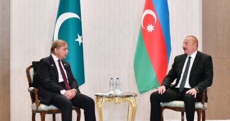 İlham Əliyev Pakistanın Baş naziri ilə görüşdü – FOTO
