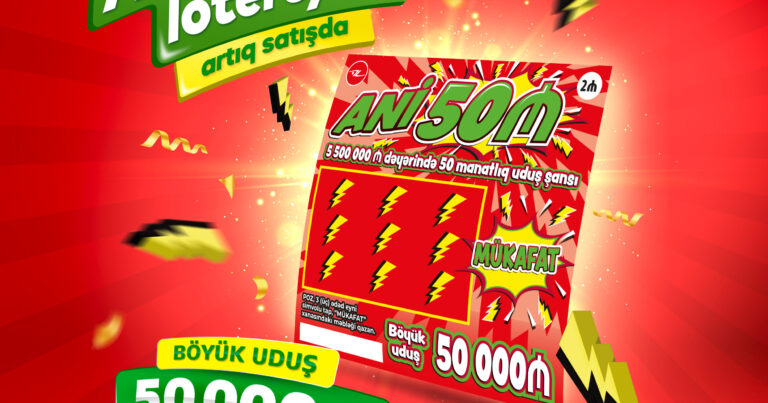 “Ani 50” lotereyası satışa çıxarıldı