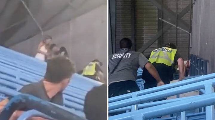 ŞOK OLAY: Futbol azarkeşləri tribunada sevişdilər / +18 VİDEO