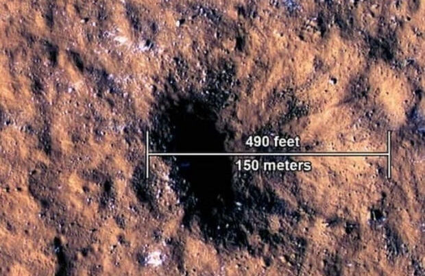 Marsda ən güclü meteor zərbələri qeydə alındı – Diametri 150 metr…