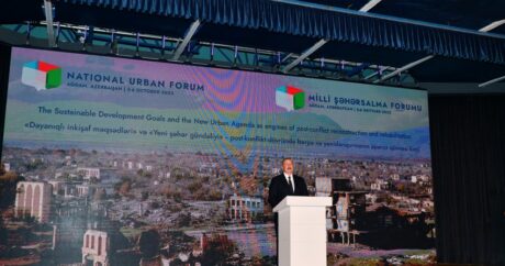 Azərbaycan Milli Şəhərsalma Forumu: Prezident çıxış etdi – TAM MƏTN