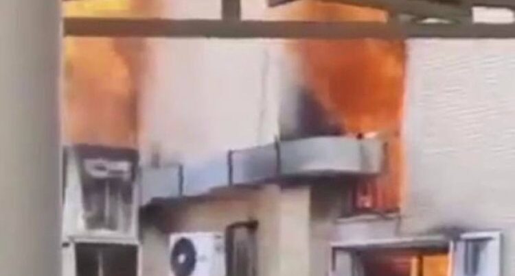 İranda Qızıl Aypara Cəmiyyətinin binası yandırıldı