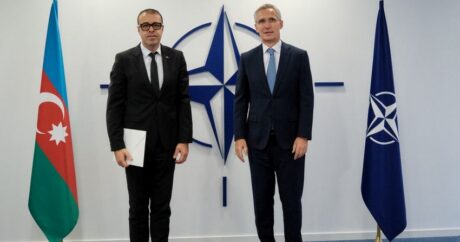 Stoltenberq ölkəmizin NATO-dakı nümayəndəsinin etimadnaməsini qəbul etdi