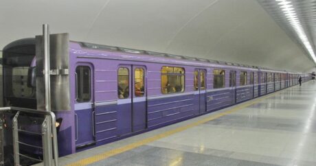 Bakı metrosunda 7 vaqonlu qatarlar xəttə buraxıldı – FOTO