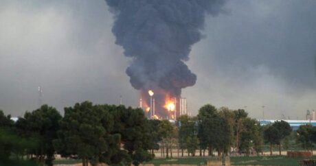 İranda neft emalı zavodunda güclü yanğın baş verdi