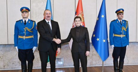 İlham Əliyev Serbiyanın Baş naziri ilə görüşdü