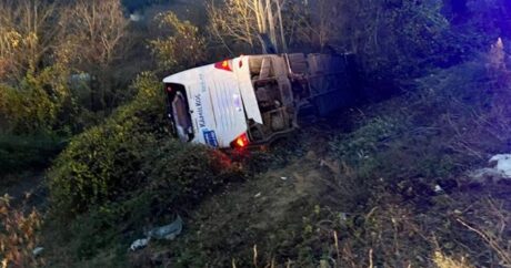 Türkiyədə avtobus aşdı: 39 yaralı – FOTO / VİDEO