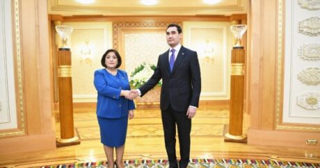Sahibə Qafarova Türkmənistan Prezidenti ilə görüşdü