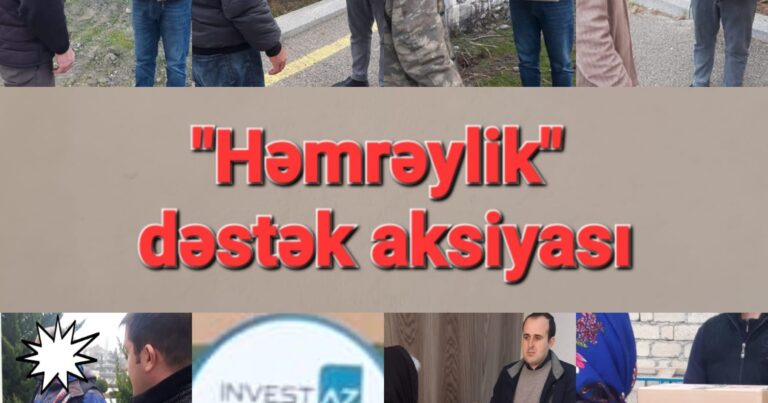 Deputat Ramil Həsən “Həmrəylik” aksiyasına start verdi – FOTO