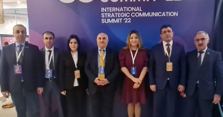 Azərbaycan nümayəndə heyəti Beynəlxalq Strateji Kommunikasiya Sammitində iştirak edir