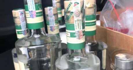 Bakıda marketdə saxta spirtli içkilər aşkarlandı – FOTO