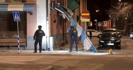 İsveçin paytaxtında güclü partlayış oldu
