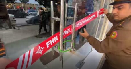 FHN Bakıda geyim mağazasını bağladı – VİDEO / FOTO