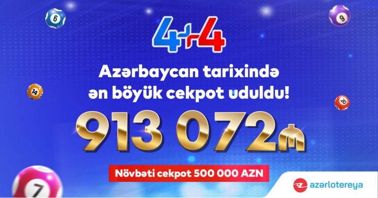 Azərbaycanda 913 000 manatlıq cekpot uduldu – TARİXİ UDUŞ / VİDEO