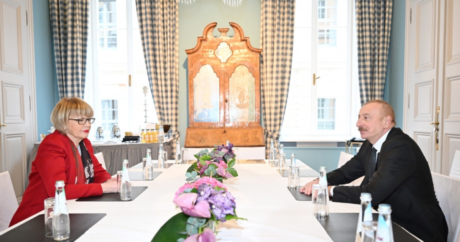 Prezident İlham Əliyev Münxendə ATƏT-in Baş katibi ilə görüşüb