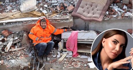 Ebru Yaşar dağıntılar altında qalan qızının əlini buraxmayan ataya ev bağışladı