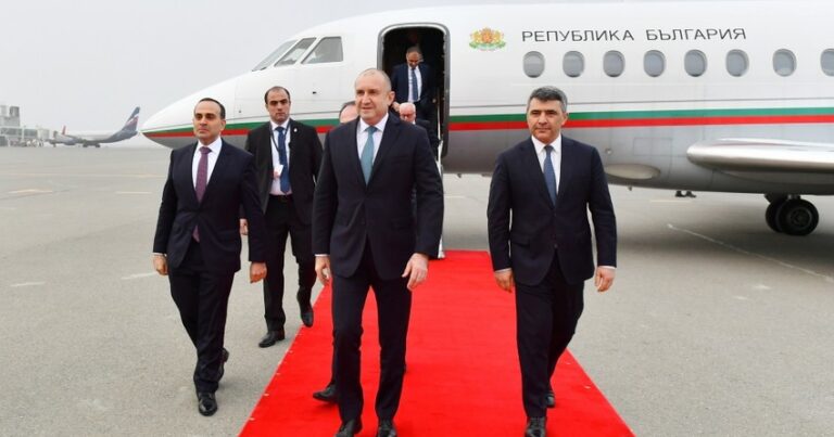 Bolqarıstan Prezidenti Azərbaycana gəldi
