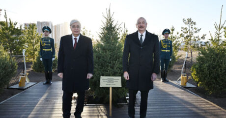 Astanada Heydər Əliyev küçəsinin açılışı olub – FOTO