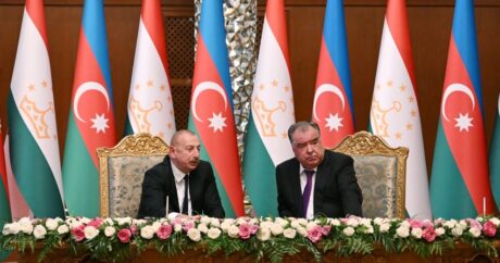 Azərbaycanla Tacikistan arasında bir sıra sənədlər imzalandı
