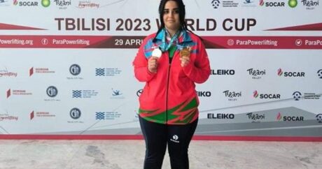 Azərbaycanlı paraatlet Dünya Kubokunda Avropa rekordunu qıraraq çempion oldu