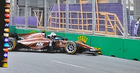 “Formula 2” üzrə əsas yarışda qəza baş verdi – FOTO