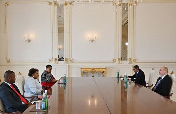 Prezident İlham Əliyev Cənubi Afrika Respublikası Milli Assambleyasının sədrini qəbul etdi
