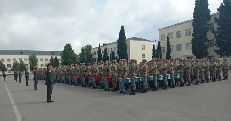 Azərbaycan Ordusunda andiçmə mərasimləri keçirildi – FOTO