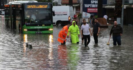 Türkiyədə yağışlı hava davam edir: Dənizlidən sel keçdi – FOTO