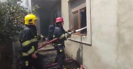 Cəlilabadda 3 otaqlı ev yandı