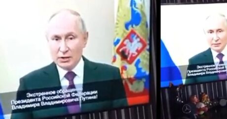 Putinin xalqa saxta müraciətini onun oxşarının çəkdiyi məlum oldu