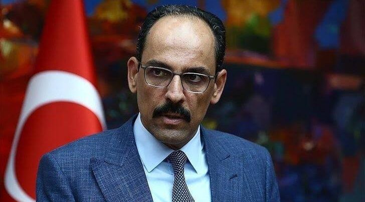 İbrahim Kalından ilk açıqlama