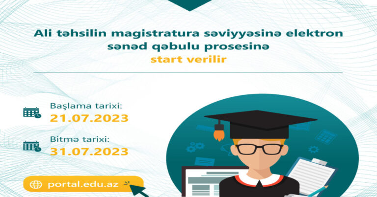 Magistraturaya elektron sənəd qəbuluna start verilir