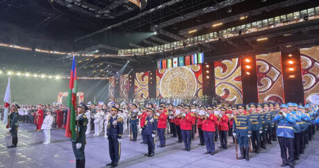 Astanada keçirilən hərbi-musiqi festivalı başa çatdı