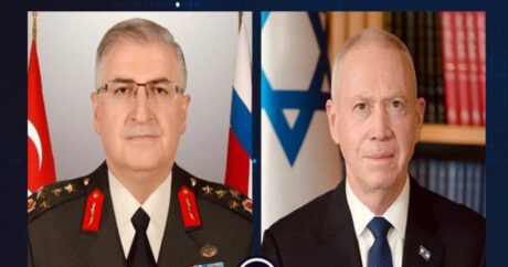 İsrail və Türkiyə müdafiə nazirlərinin telefon danışığı oldu