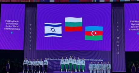 Azərbaycan yığması bədii gimnastika üzrə dünya çempionatında bürünc medal qazandı – FOTO