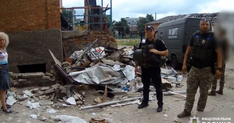Ukraynada yardım məntəqəsi raketlə vuruldu – VİDEO