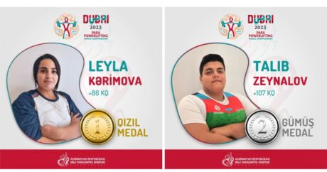 İki idmançımız Avropa rekordunu yeniləyərək medallar qazandı