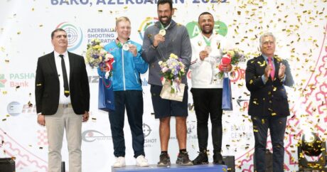 Yunanıstanlı idmançı Bakıdakı dünya çempionatında qızıl medal qazandı