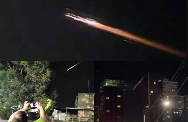 Rusiyanın 105 ton ağırlığında olan raketi Avstraliya səmasında partladı – VİDEO