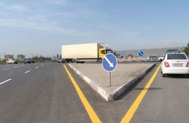 Sürücülərin NƏZƏRİNƏ: Bakı-Şamaxı-Yevlax yolunda rənglənmə işləri aparılır