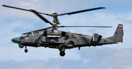 Ka-52 helikopteri Azov dənizində qəzaya uğradı